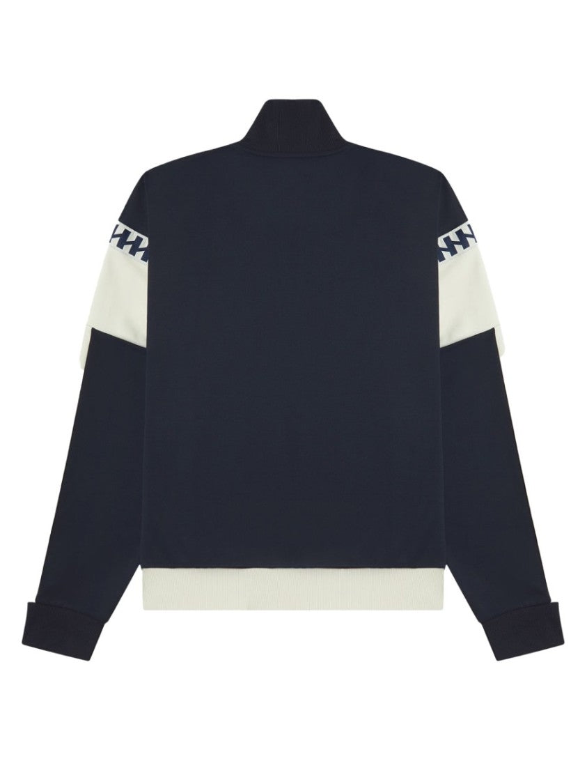 Fred Perry Polyester Cotton High Collar Zip Jacket