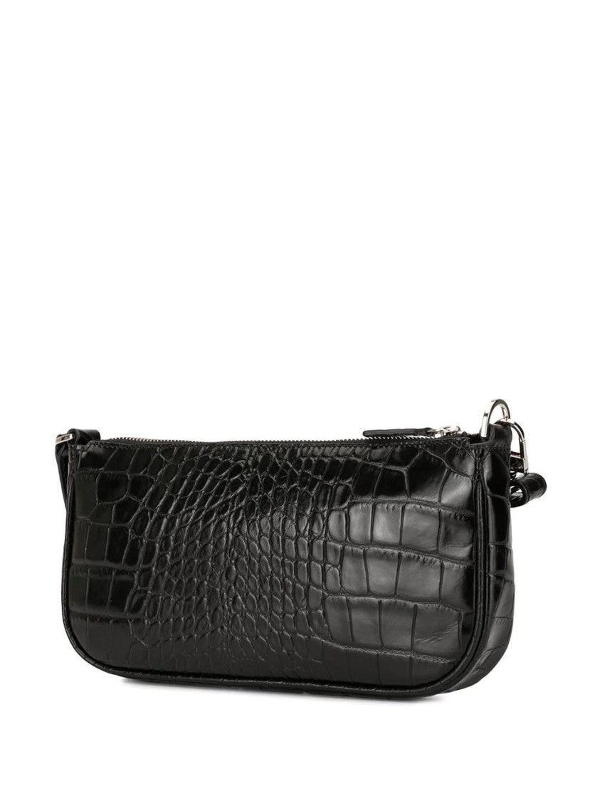 By Far Rachel Black Leather Handbag