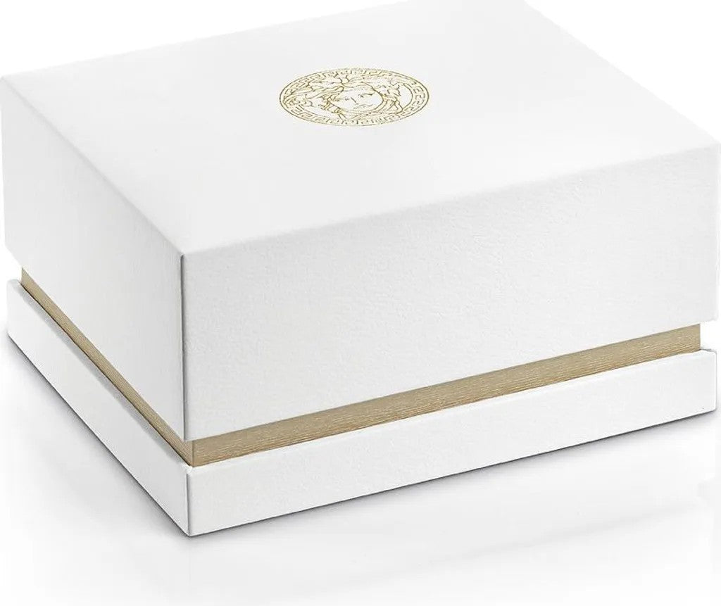 Versace Gold-Tone Steel Bracelet Watch With Baroque V Motif