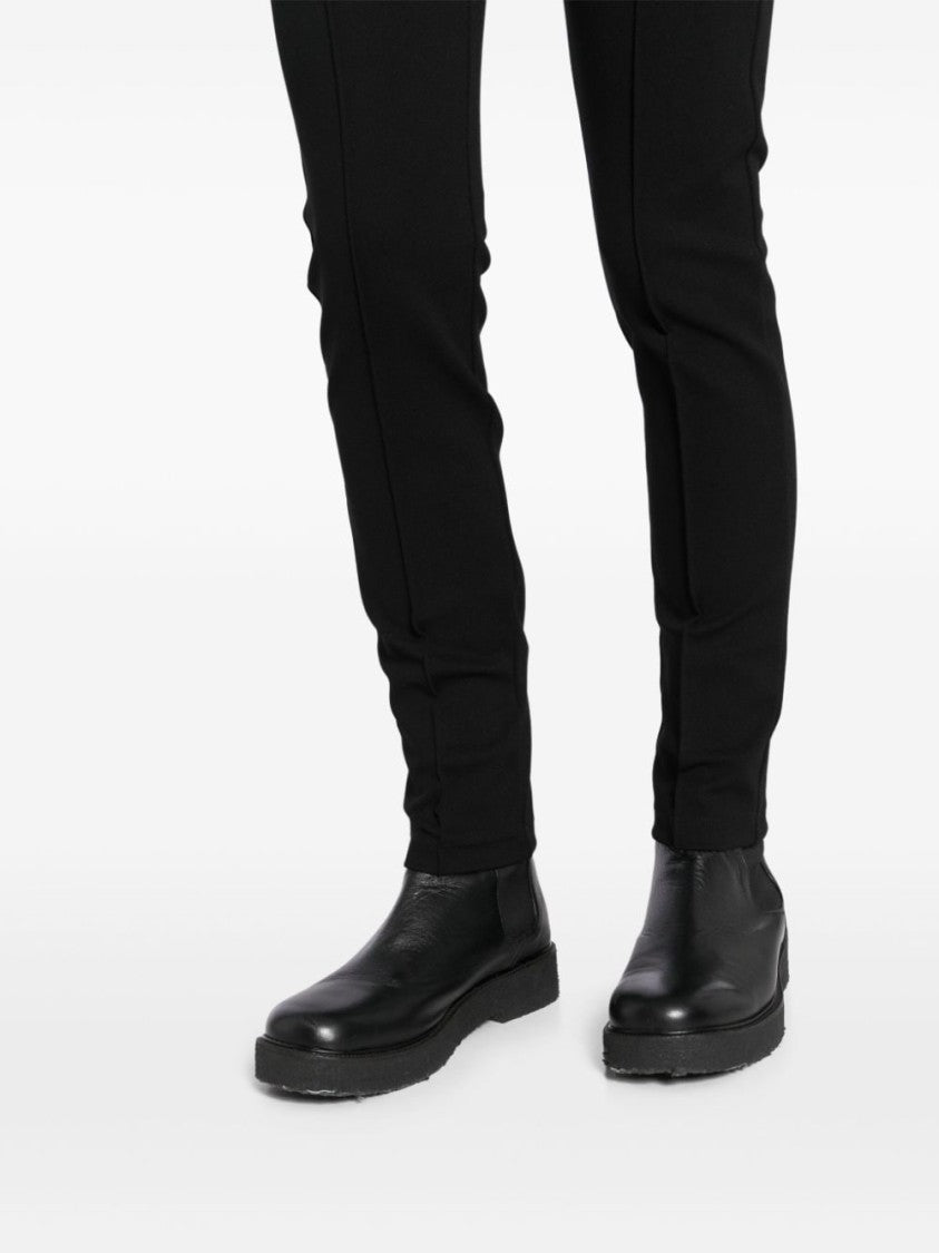 Moncler Fitted High-Waist Trousers With Seam Detailing