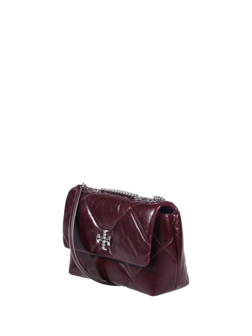 Tory Burch Kira Diamond Quilt Distressed Small Convertible Shoulder Bag