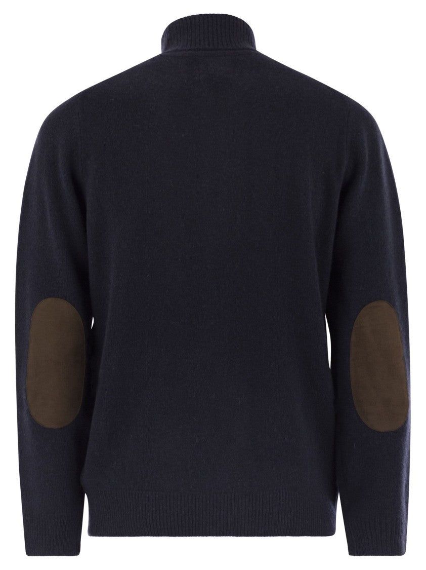 Barbour Zip-Up Jumper Patch