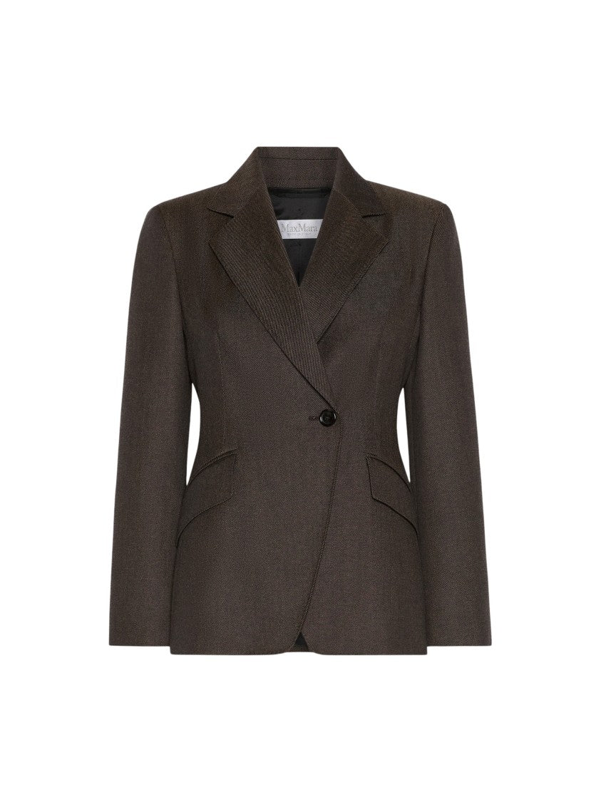 Max Mara Mxmneutro Single-Button Tailored Blazer