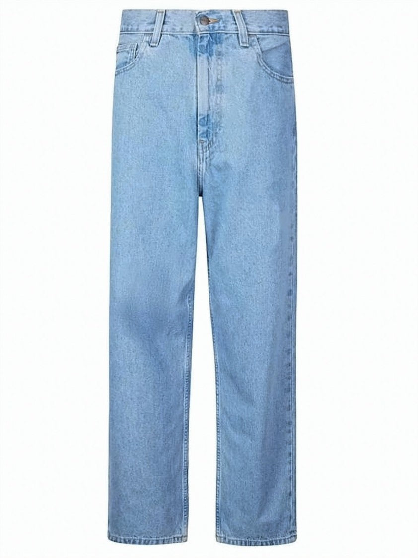 Carhartt Wip Relaxed Straight-Leg Light Blue Denim Pants