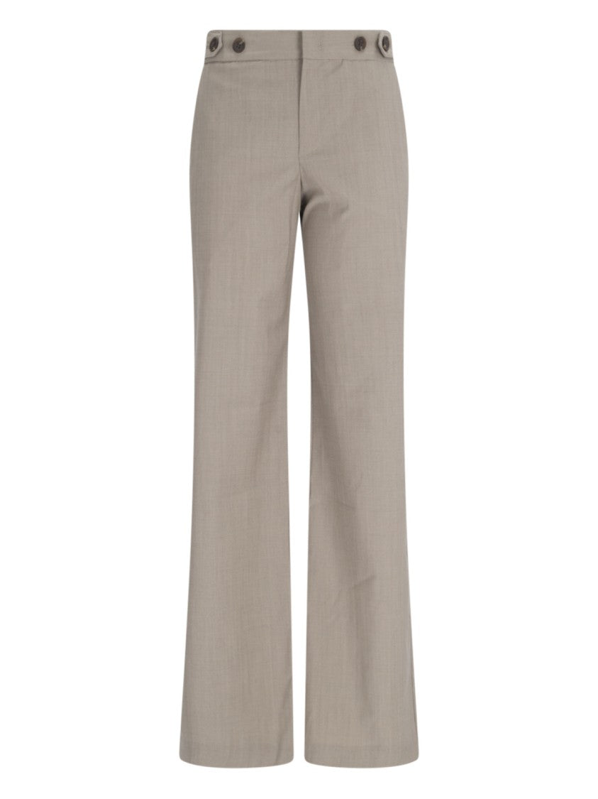 Eudon Choi High-Waisted Straight-Leg Pants