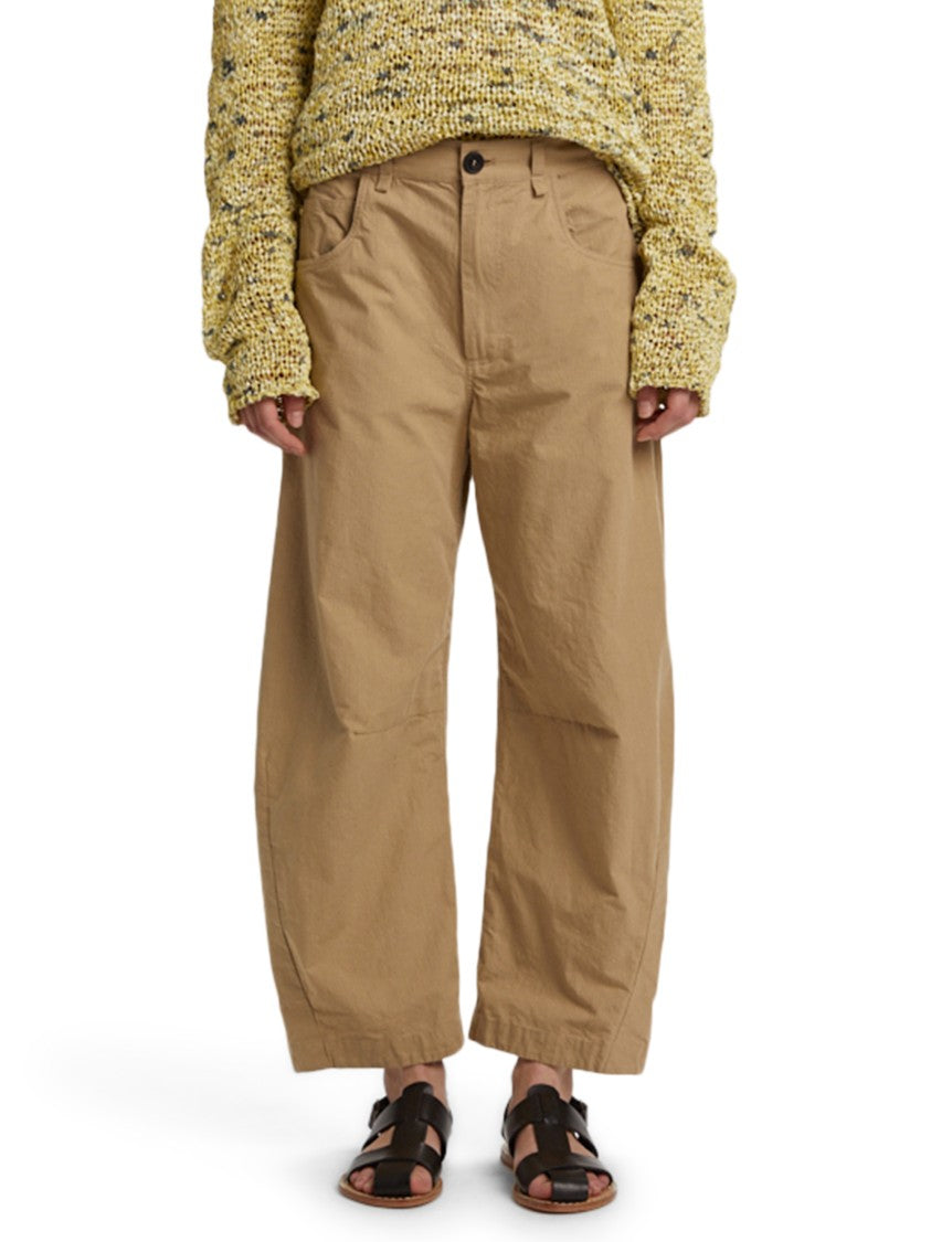 Phisique Du Role Wide-Leg Trousers In Textured Ripstop Fabric