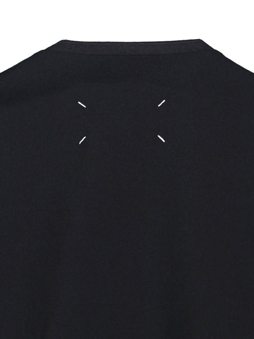 Maison Margiela Virgin Wool Blazer With Curved Hem