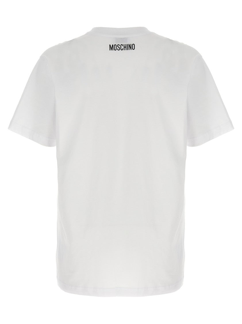 Moschino Playful Logo Printed Organic Cotton T-Shirt
