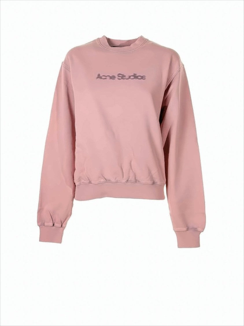 Acne Studios Long-Sleeved Relaxed Cotton Sweatshirt With Subtle Logo