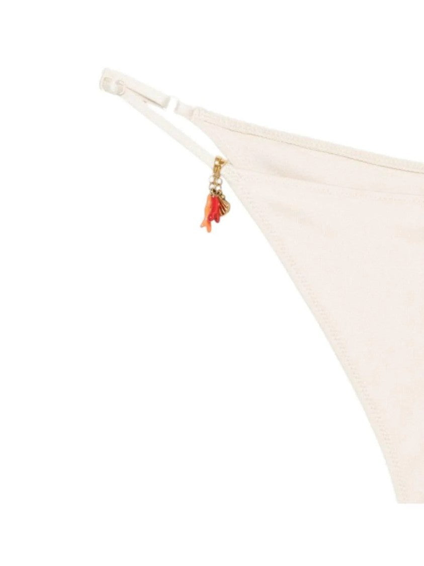 Mc2 Saint Barth Triangle Bikini With Decorative Charms
