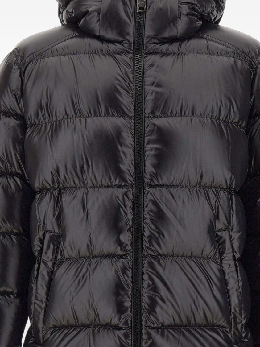 Herno Quilted Padded Hooded Puffer Down Jacket