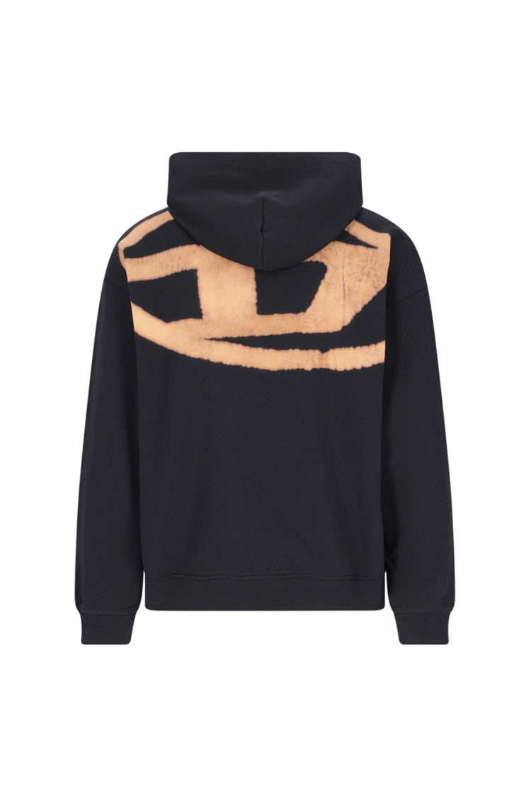 Diesel Multicolor Cotton Sweatshirt With Graphic Design And Relaxed Fit