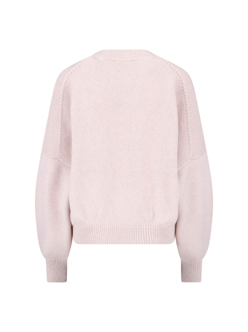 Khaite Cashmere Knit Sweater With Ribbed Details