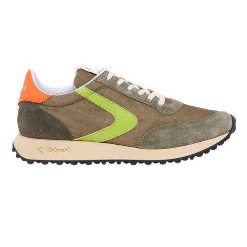 Valsport Brown Suede And Technical Fabric Sneakers