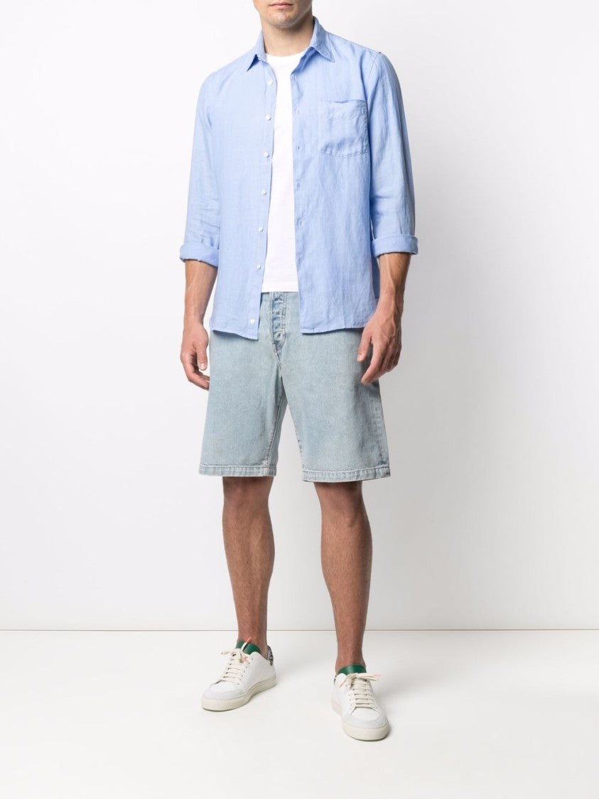 Aspesi Light Linen Shirt With Pocket