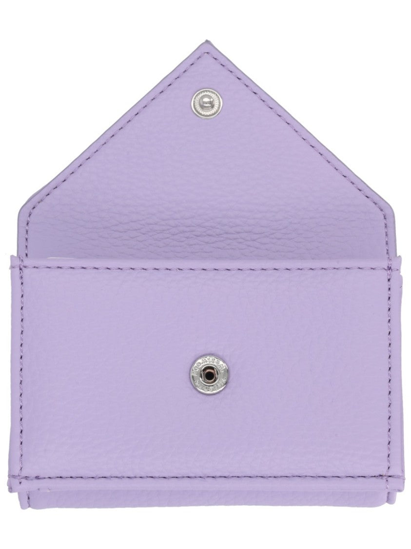 Vivienne Westwood Purple Envelope Metallic Emblem Wallet