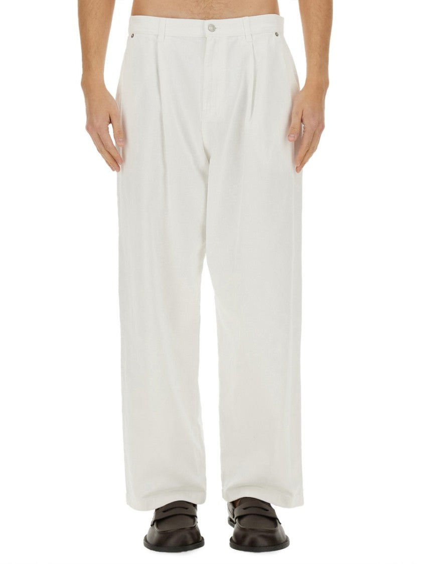 Moschino Regular Fit Cotton Denim Jeans