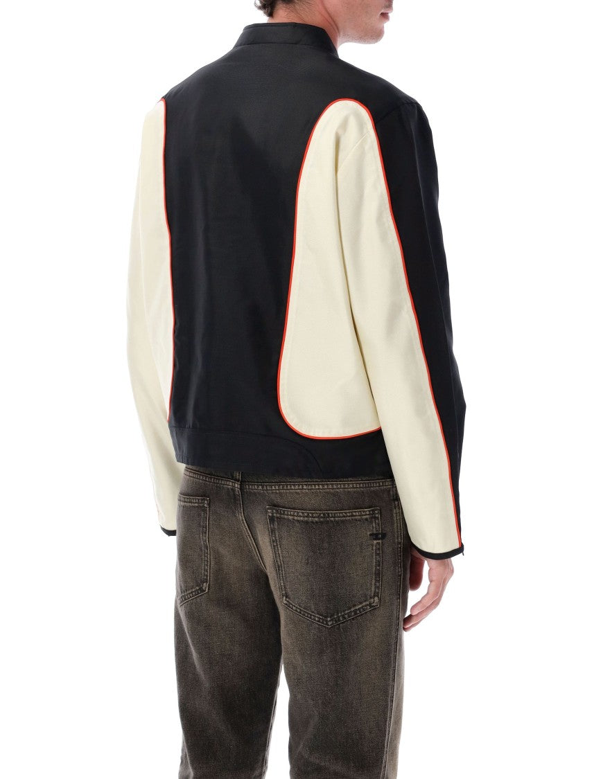 Diesel J-Blink-Wrd Colour-Block Nylon Zip Jacket