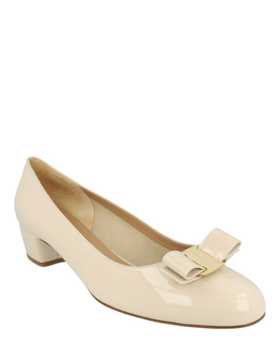 Ferragamo Vara 1 Patent Leather Pumps
