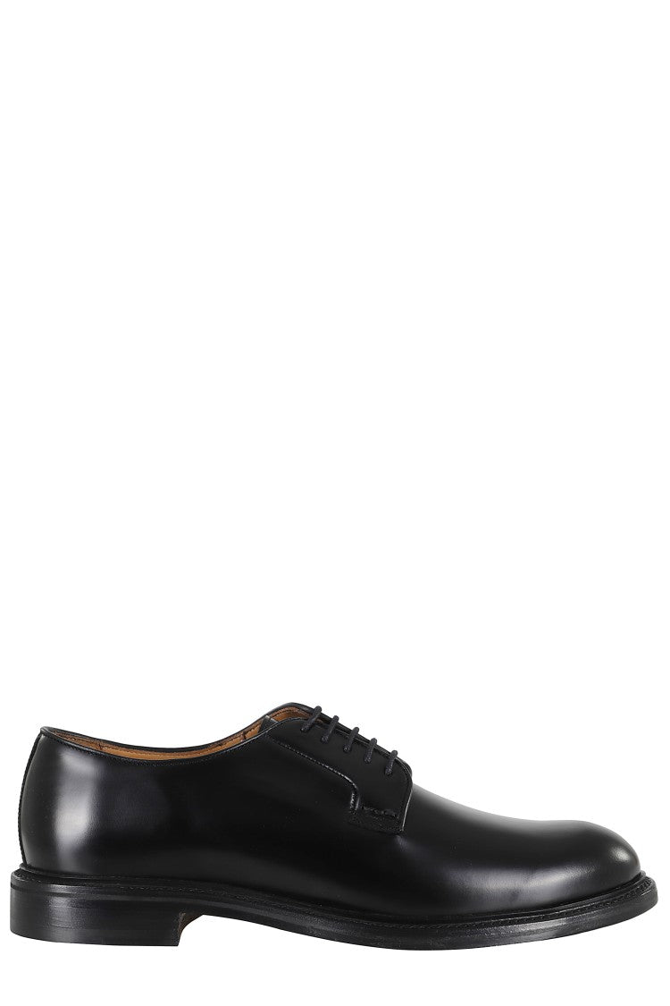 John Spencer Derby Model Polished Lace-Up Shoe
