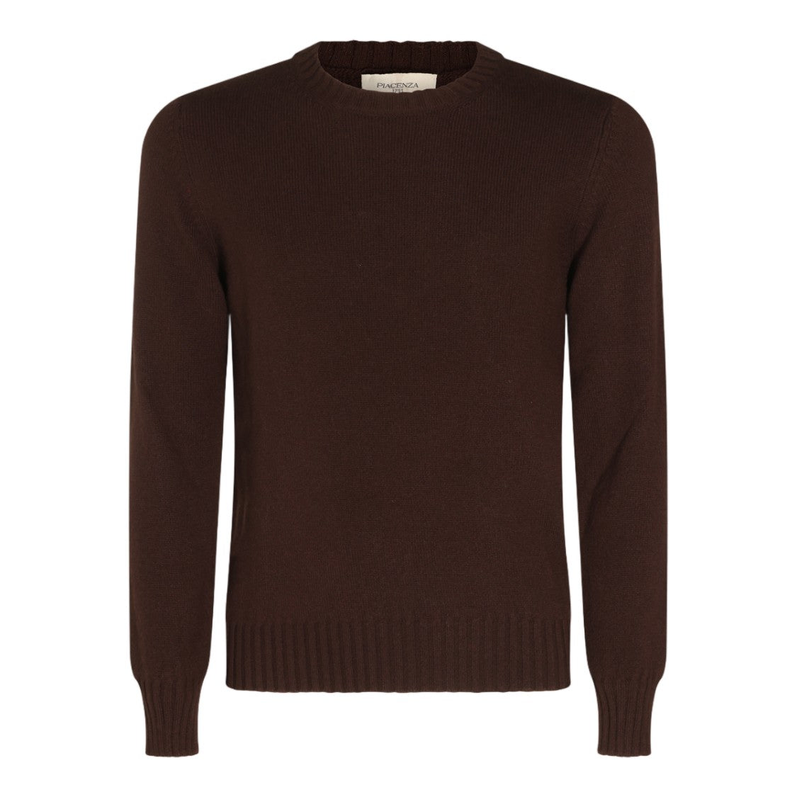Piacenza Cashmere Fine Knit Classic Crewneck Sweater