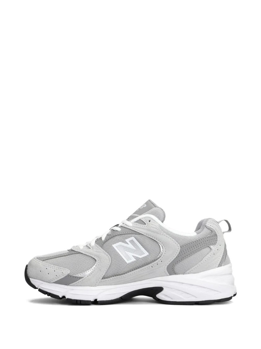 New Balance Layered Grey Sneakers With Suede