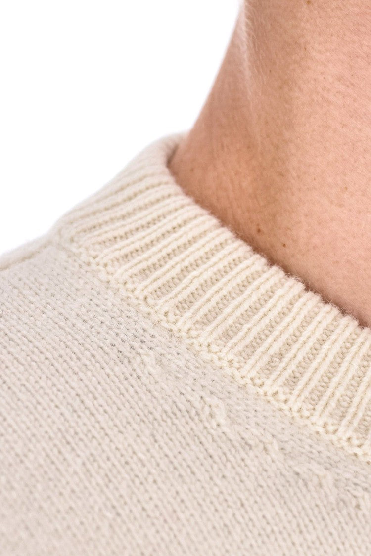Maison Kitsuné Merino Wool Crewneck Sweater