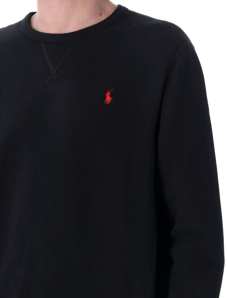 Polo Ralph Lauren Cotton-Blend Fleece Crewneck Sweatshirt With Ribbed Finish