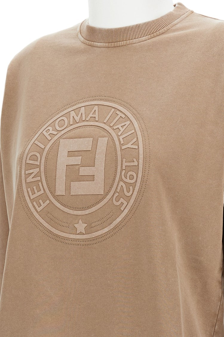 Fendi Textured Ribbed Sweatshirt