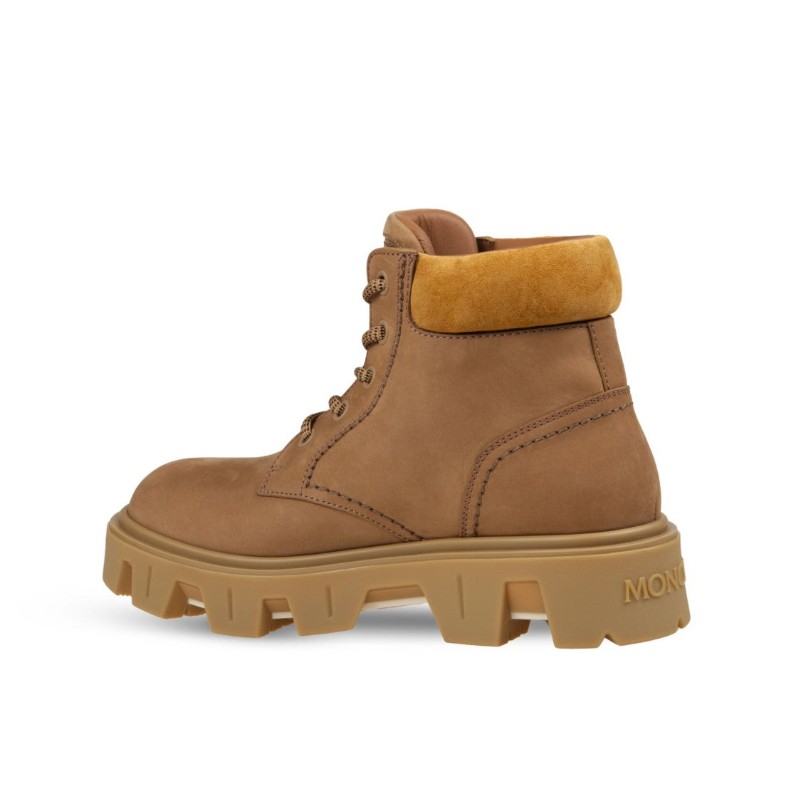 Moncler Chunky Nubuck Leather Boots