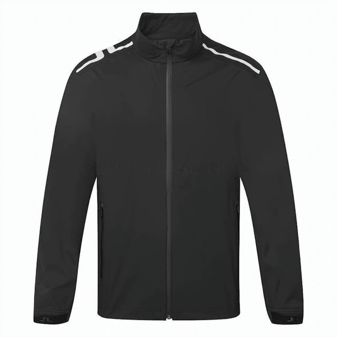 J Lindeberg Lightweight Black Jacket With High Collar