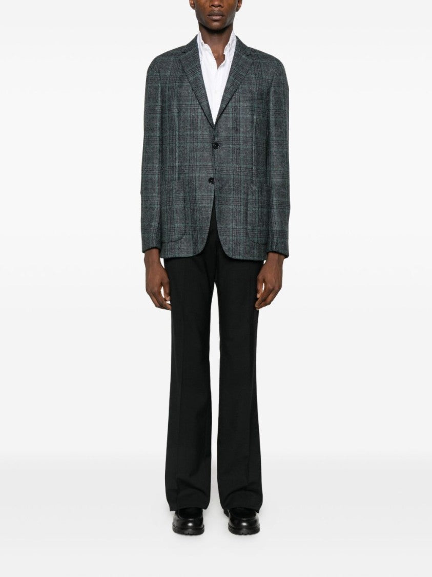 Ermenegildo Zegna Tailored Fit Jacket With Structured Shoulders