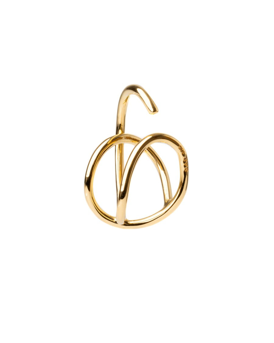 Bar Jewellery Oscillate Ear Cuff – Gold-Plated Silver