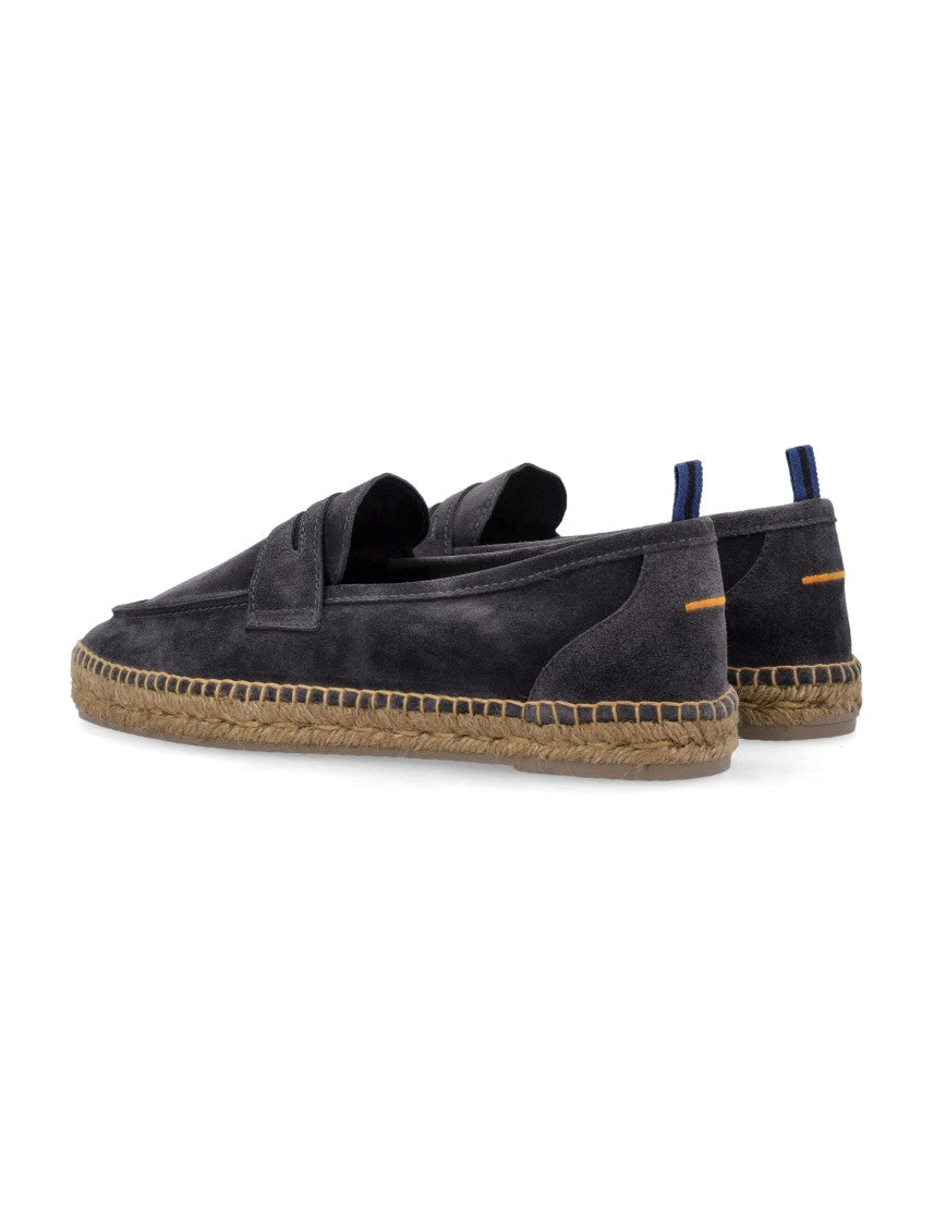 Castaner Suede Slip-On Shoes With Jute-Wrapped Sole