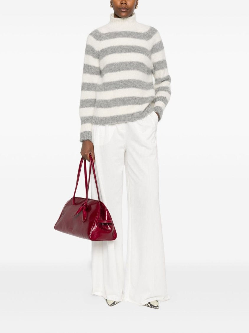 Antonelli Ribbed Mock Neck Sweater