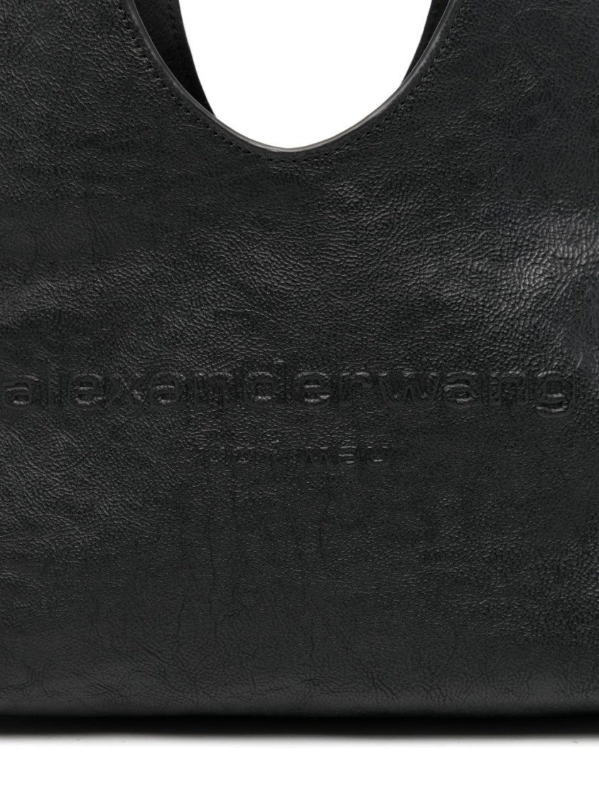 Alexander Wang Triangular Silhouette Shoulder Bag In Calf Leather