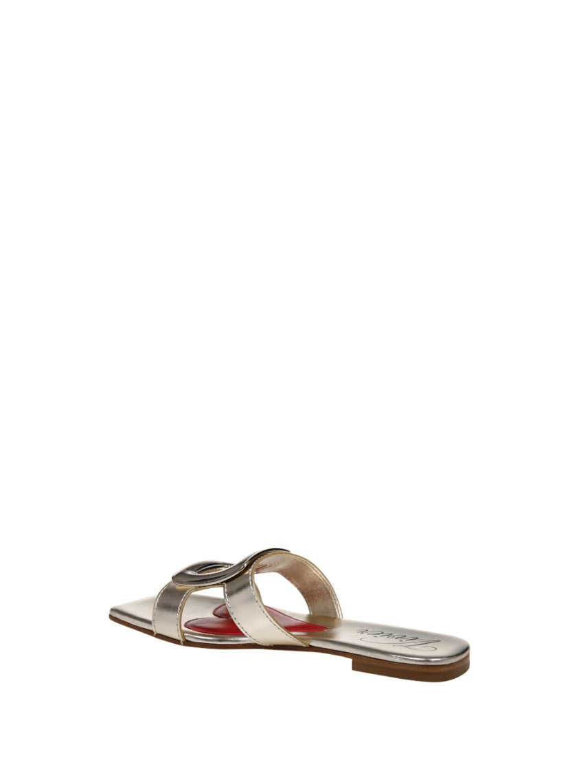 Roger Vivier New Metal Buckle Mule