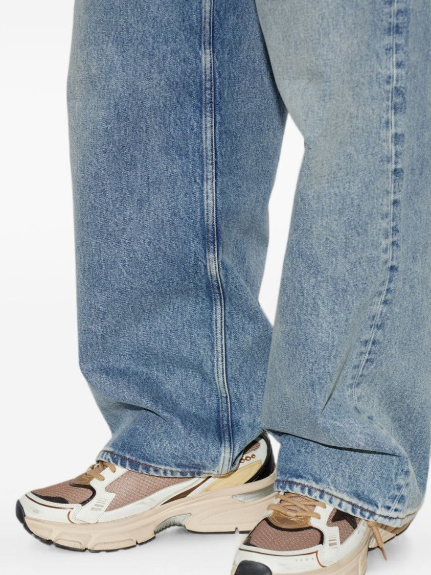 Golden Goose Layered Silk Nylon Chunky Sole Sneakers