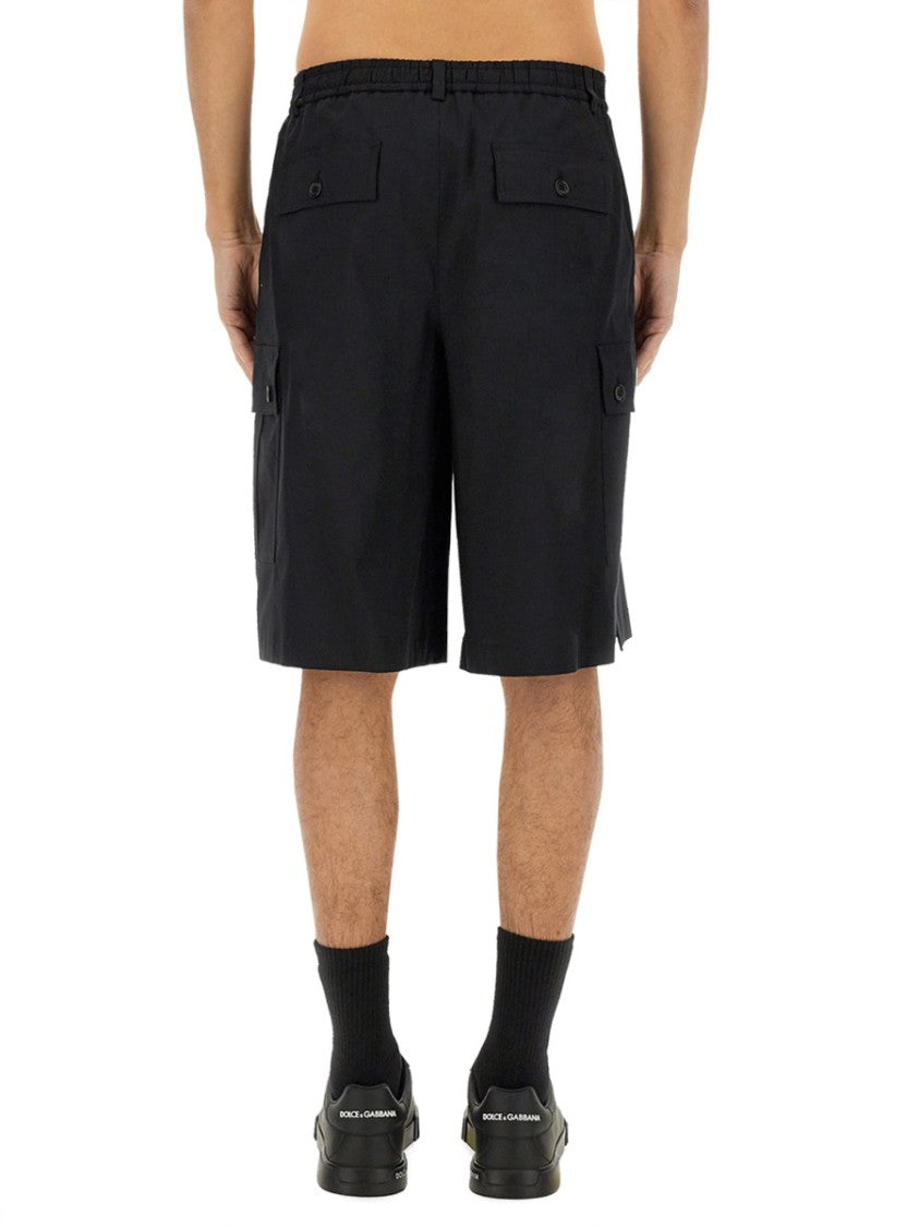 Dolce & Gabbana Cotton Cargo Bermuda Shorts