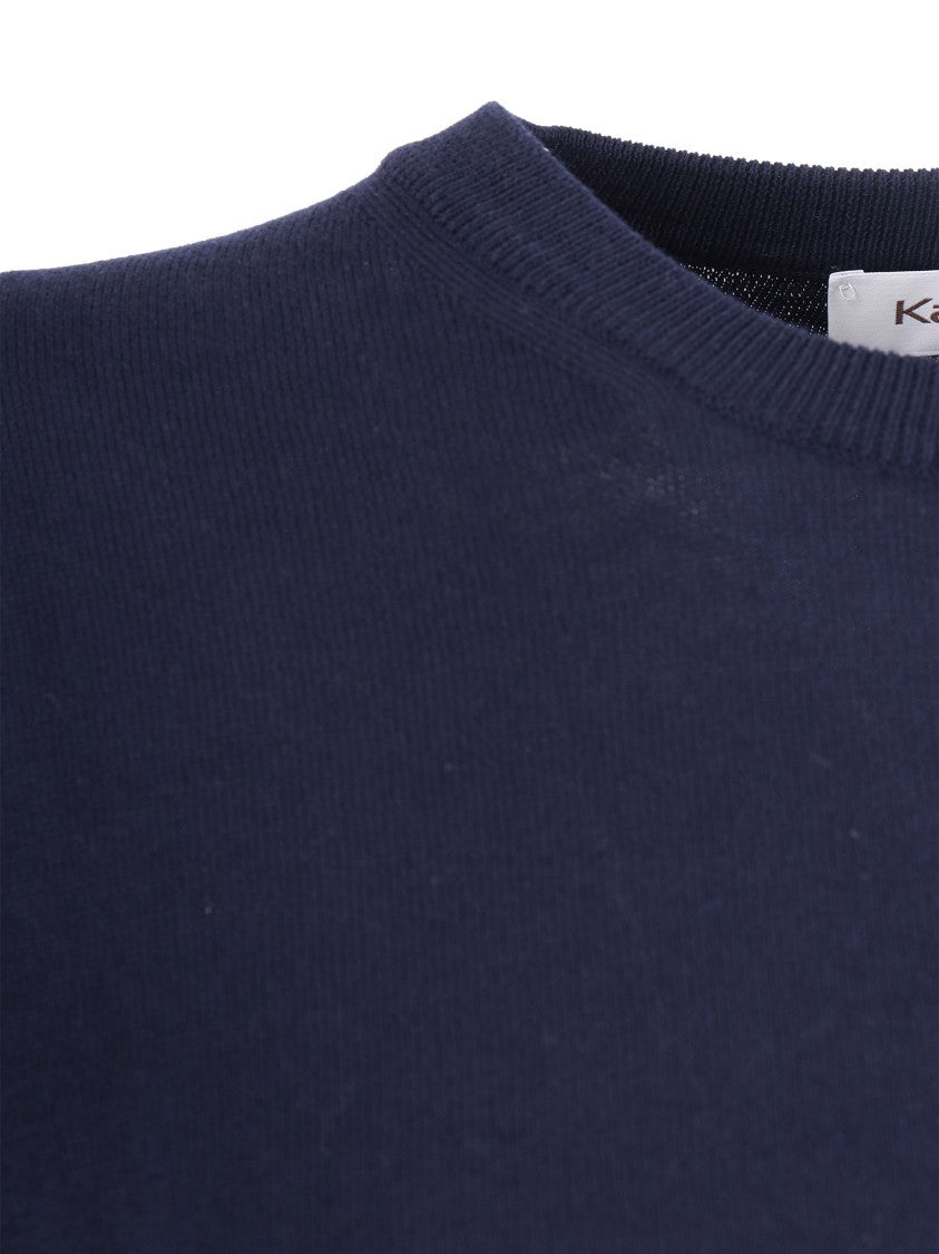 Kangra Cashmere Regular Fit Ribbed Hem Top