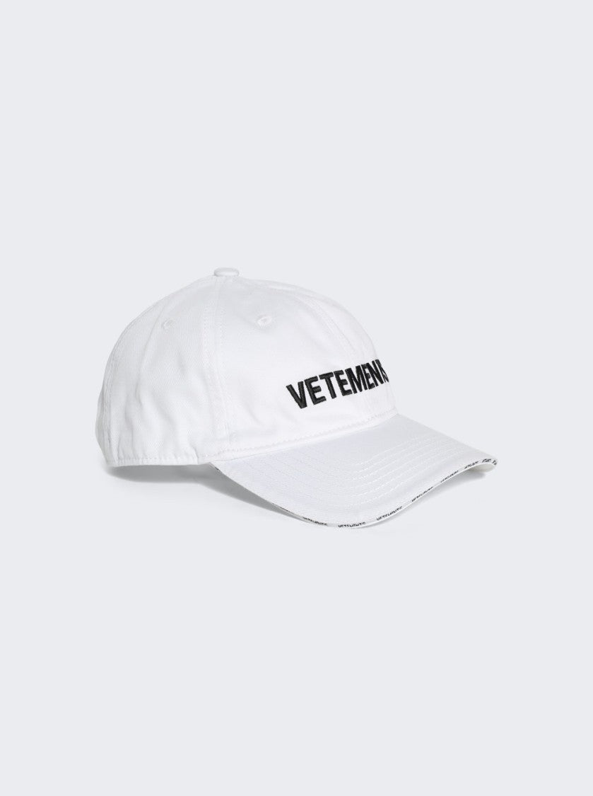 Vetements Logo Cap White