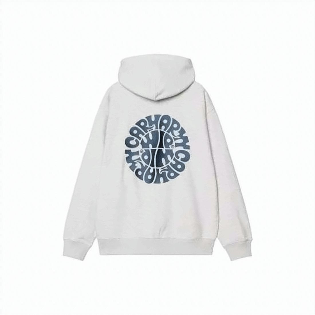 Carhartt Wip Zip-Up Hoodie With Circular Graphic Logo