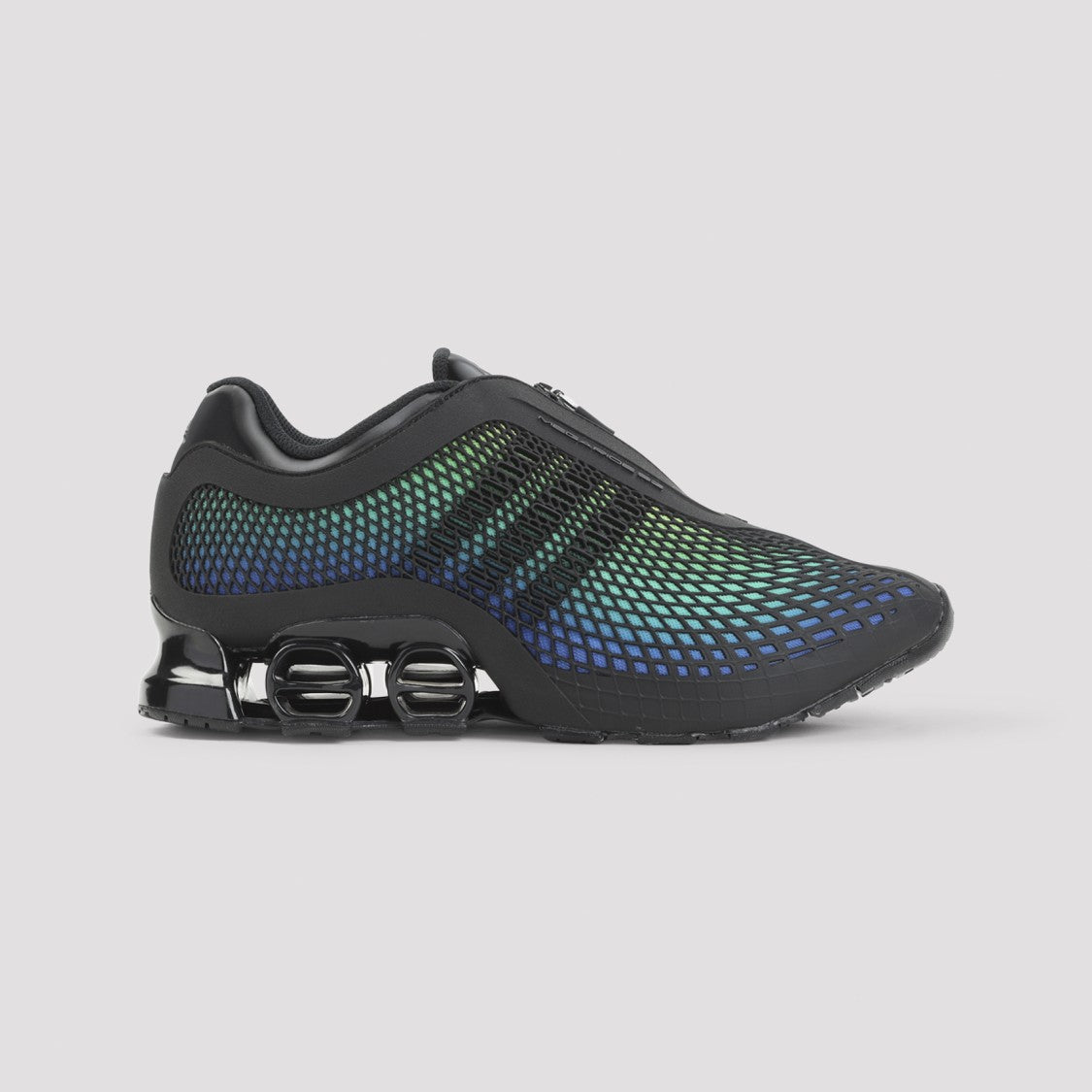 Adidas Gradient Mesh Sneakers With Streamlined Zip Closure