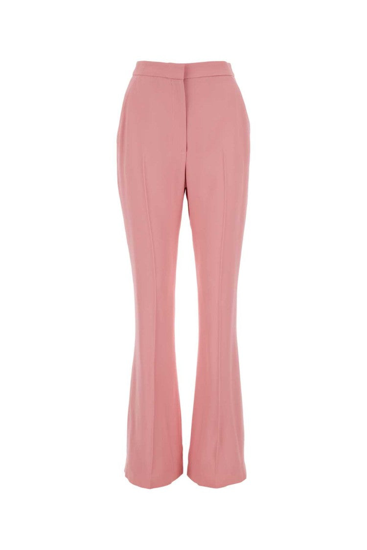 Alexander Mcqueen Pink Crepe Cigarette Pant