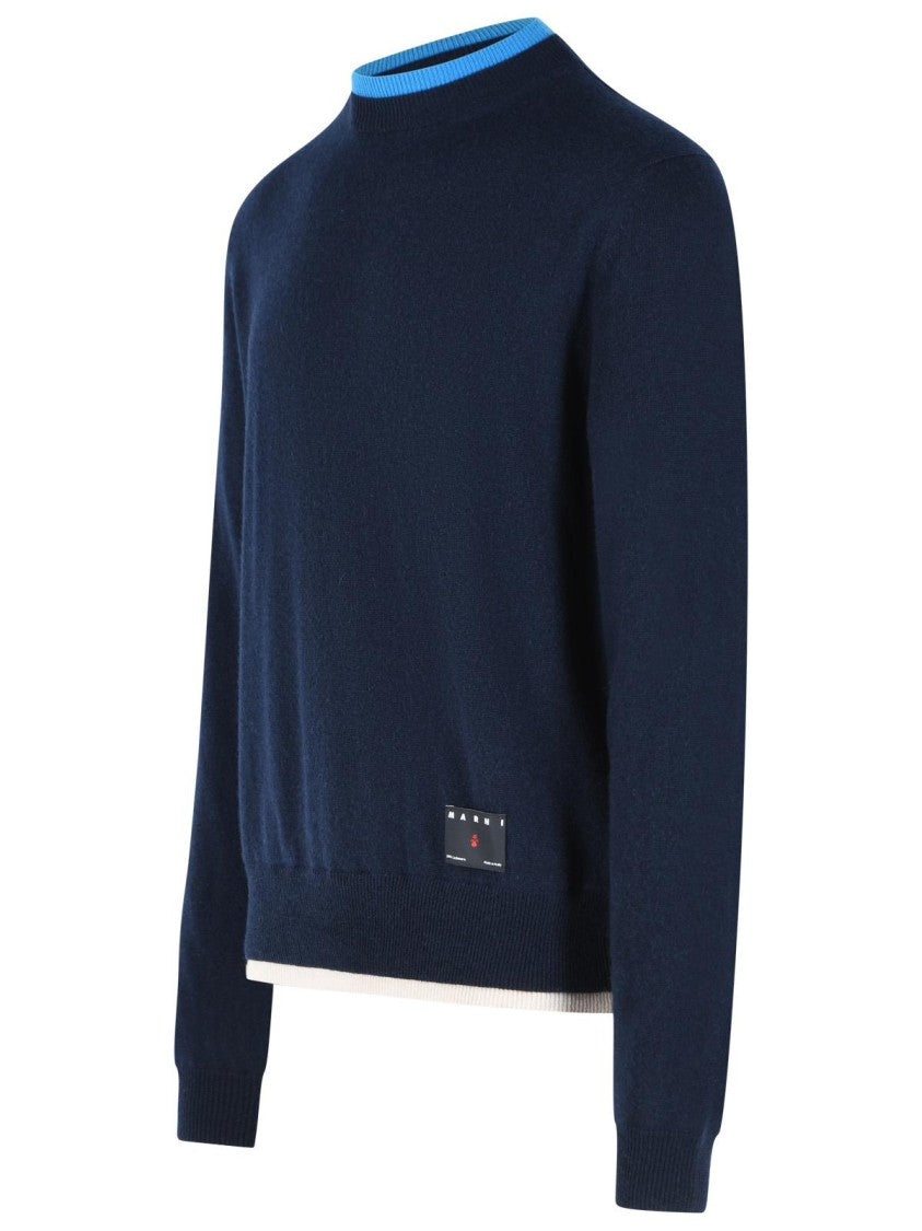 Marni Blue Cashmere Sweater