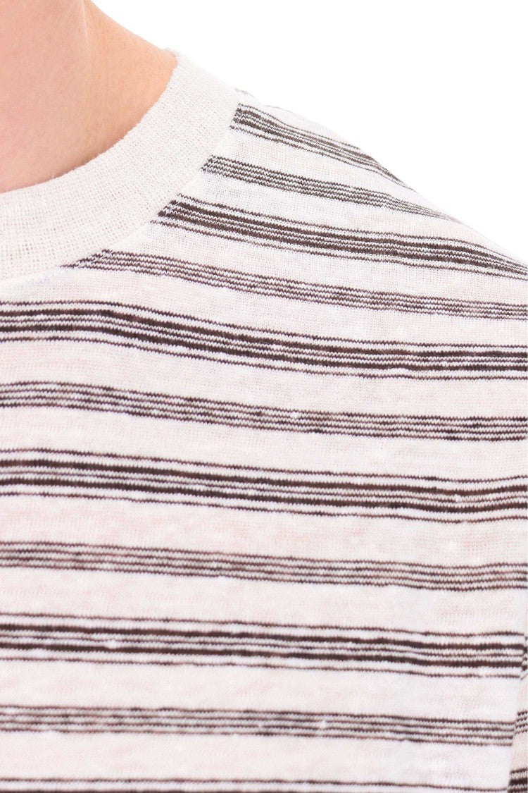 A.P.C. Raye Striped Lightweight Linen T-Shirt