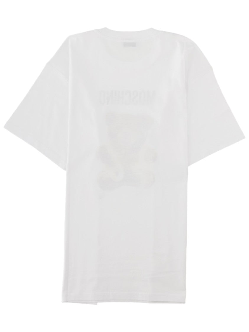Moschino Teddy Bear Design Relaxed Fit Graphic Cotton T-Shirt