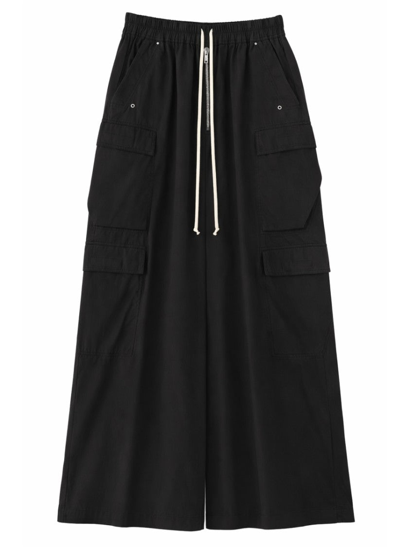 Drkshdw By Rick Owens Jumbo Belas Drawstring Wide-Leg Pants
