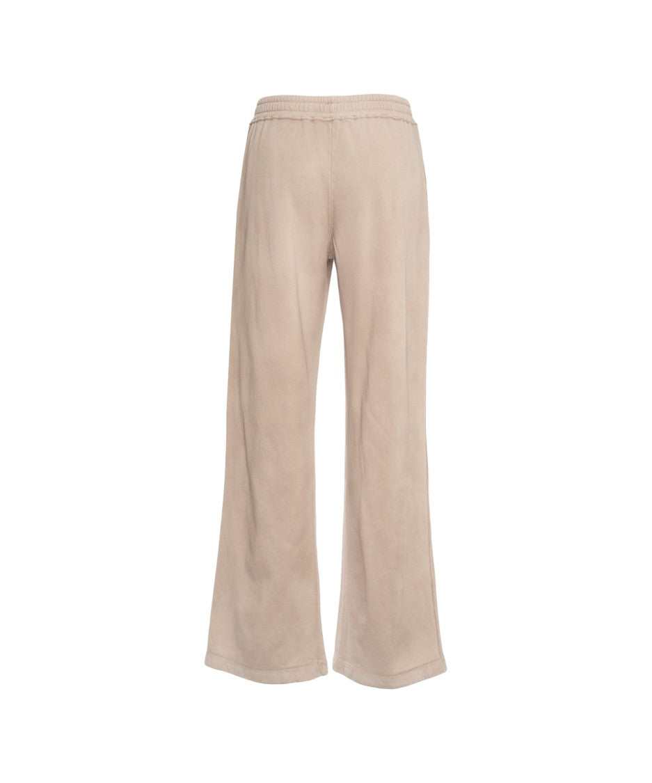 8Pm Wide-Leg Cotton Joggers With Elastic Waistband And Side Pockets
