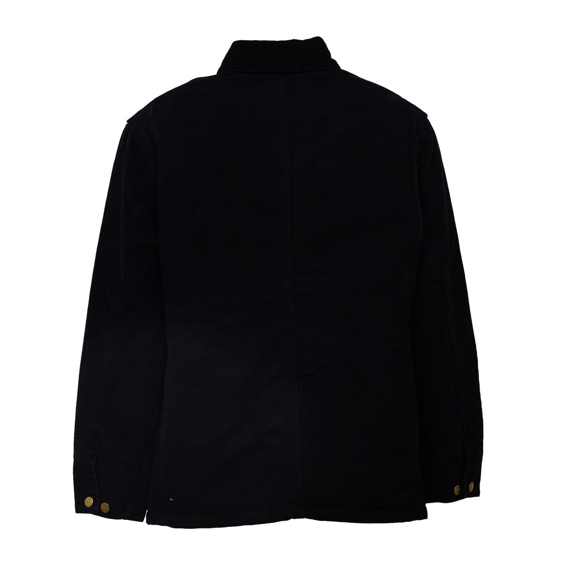 Carhartt Wip Black Og Chore Velvet Collar Quilted Chore Coat